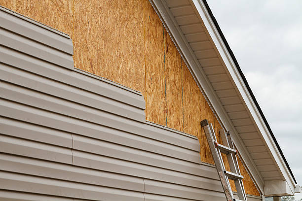 Professional Siding Contractor technician working in Penrose, NC